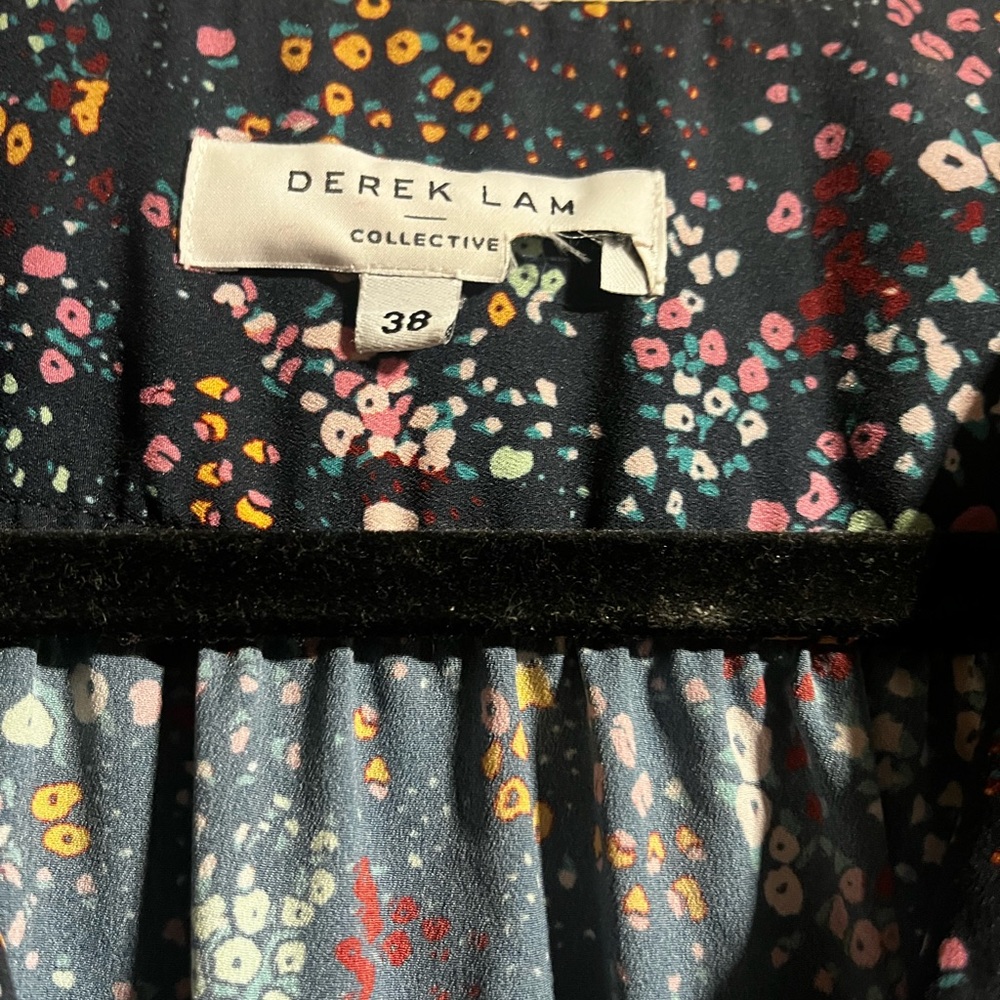 Derek Lam Collective Blue Floral dress - Picture 10 of 10